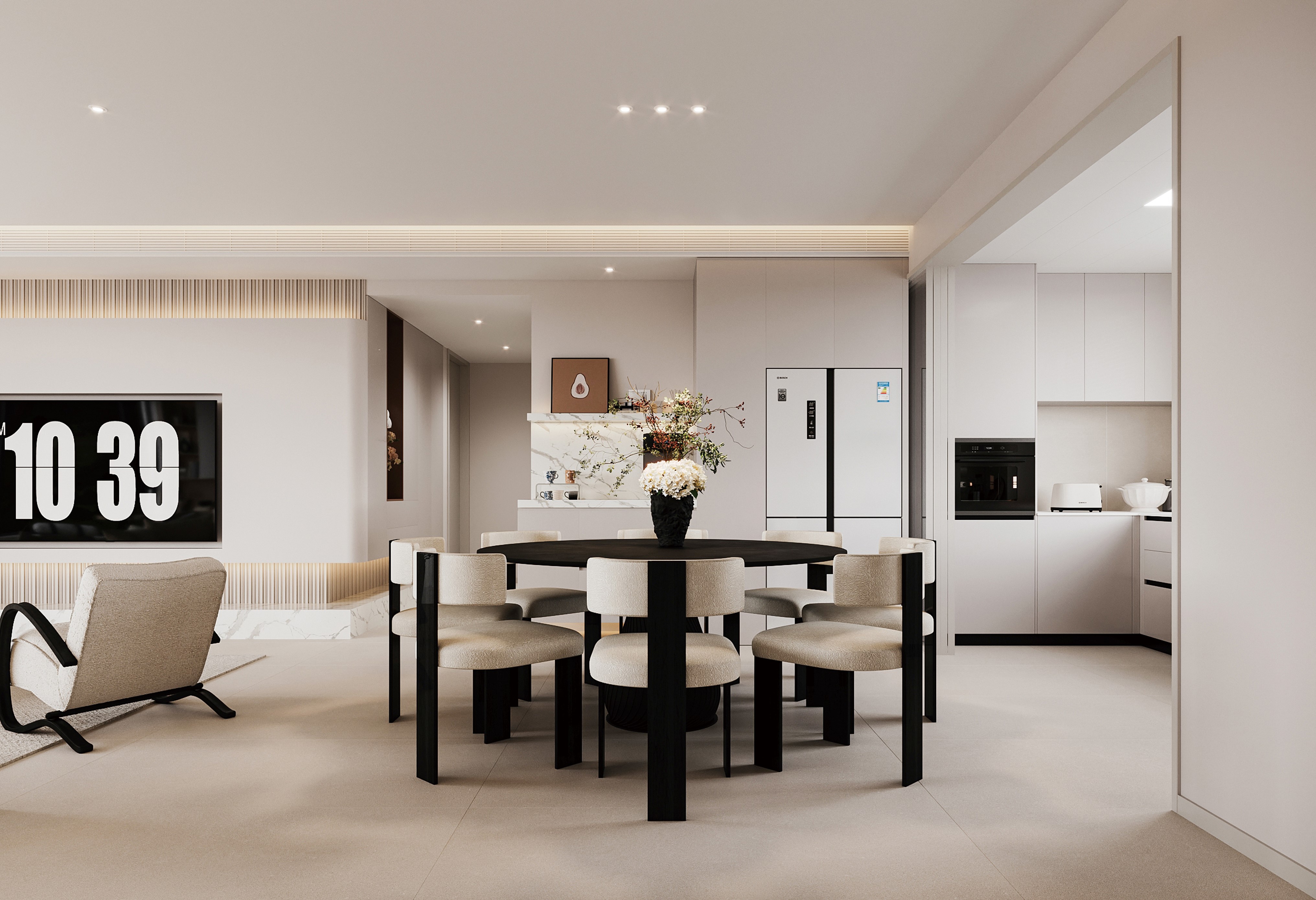 半島華府 | 143㎡詩意奶油風(fēng)，每一個(gè)細(xì)節(jié)都自帶溫柔暖意