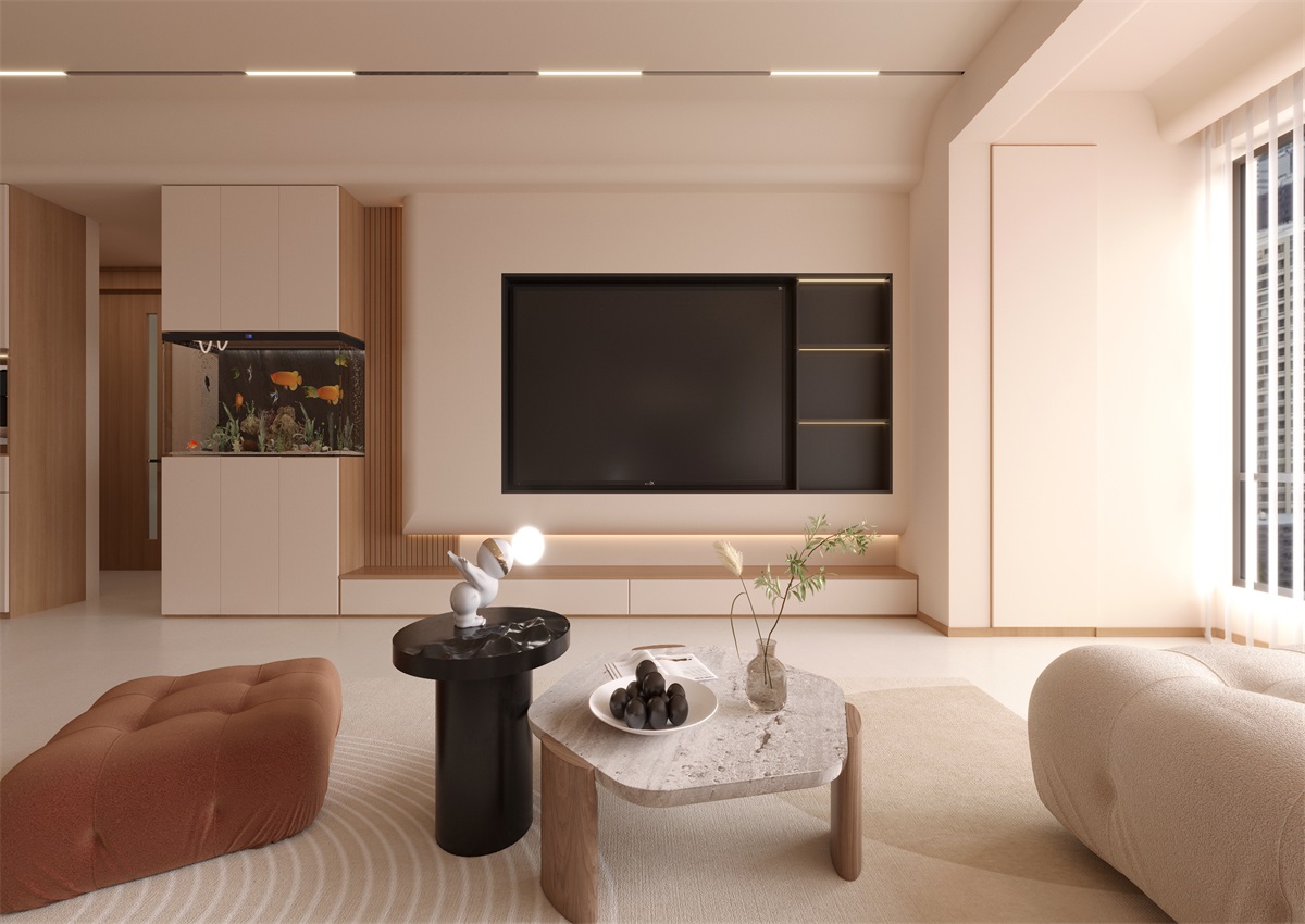 中海九樾143㎡ | 原木奶油風的家，越看越愛！