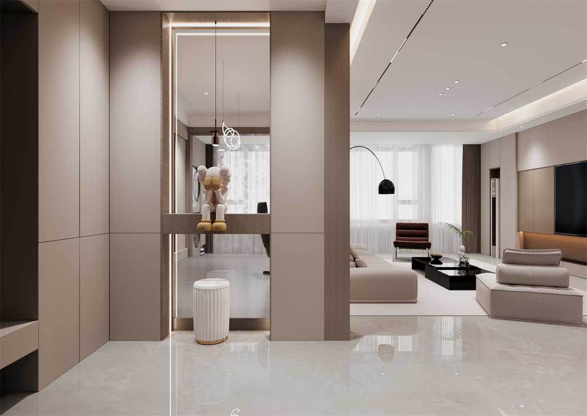 玉庭華府146㎡ | 自帶高級感的意式極簡家，一進門就想哇塞！