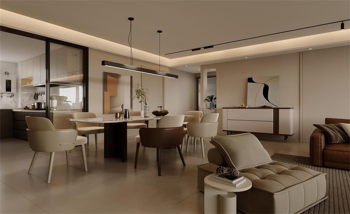 中海華樾 | 現(xiàn)在裝修都內卷成這樣了？！從玄關就開始美哭的143㎡現(xiàn)代風