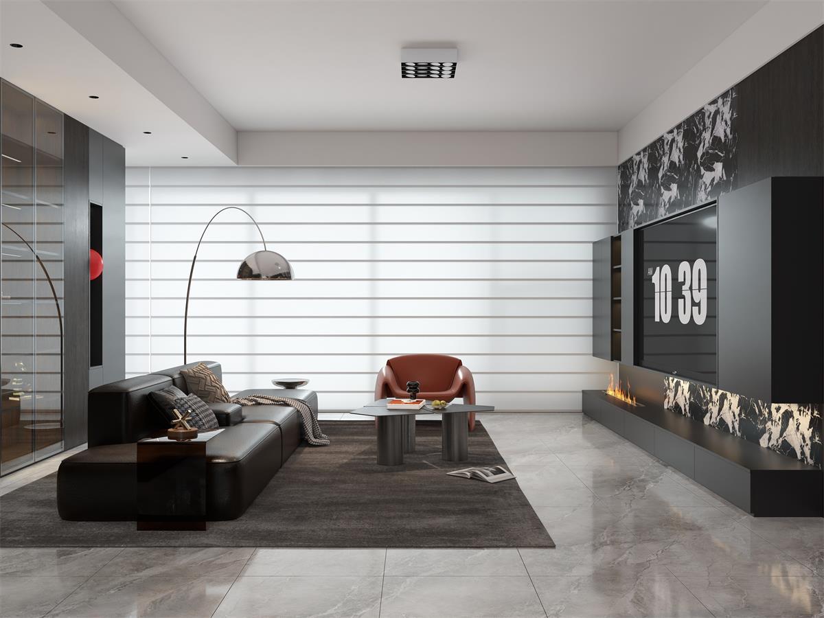 萬(wàn)科錦曜 | 暗黑美學(xué)天花板！他家129㎡意式風(fēng)太驚艷了！