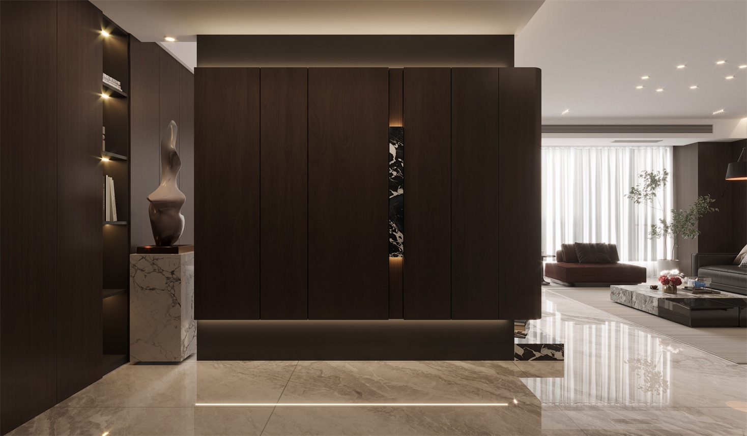 中海海樾133㎡ | 意式極簡風(fēng)又殺回來了！這高級感我真拒絕不了~