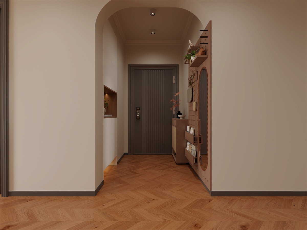 閱海萬家110㎡ | 奇葩戶型爆改中古風治愈美家！推門第一眼就驚艷！