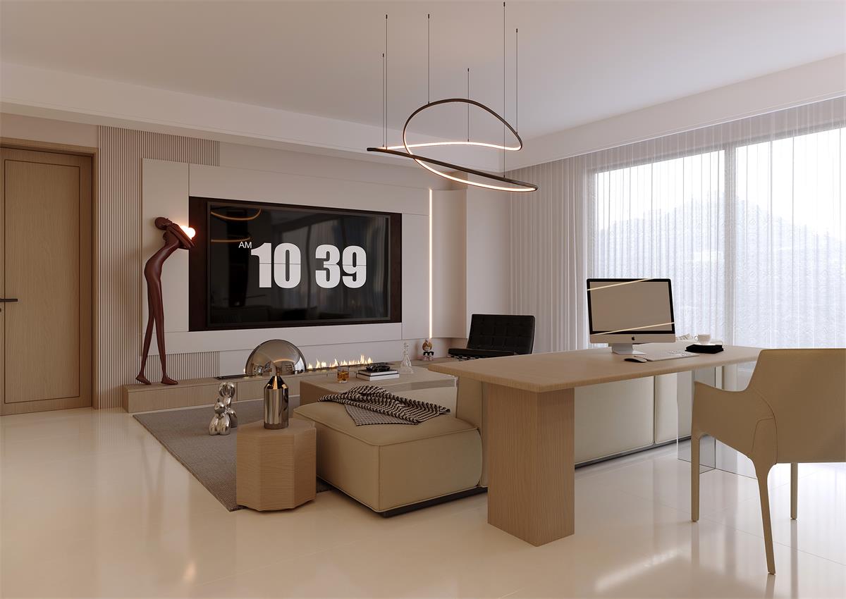 民生北府143㎡ | 奶白+原木打造的極簡主義家，不是豪宅但很好宅~