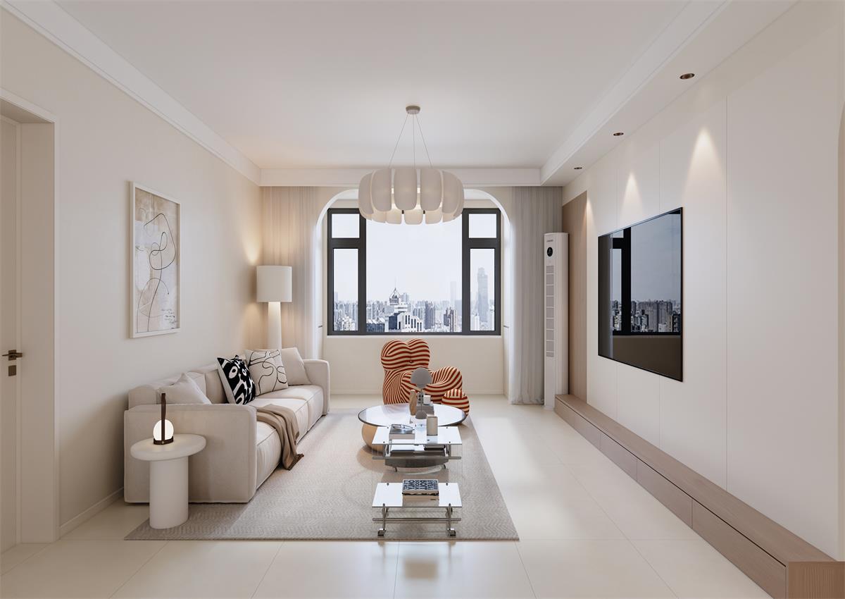 悅?！ぬ鞚櫢?53㎡ | 自帶溫柔濾鏡！奶油風(fēng)的家簡直是「松弛感」頂流！