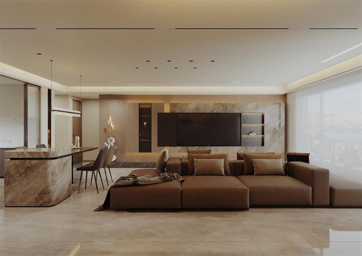 中恒央御143㎡ | 朋友說(shuō)：品味不錯(cuò)哦！你家意式輕奢風(fēng)顯貴又好看