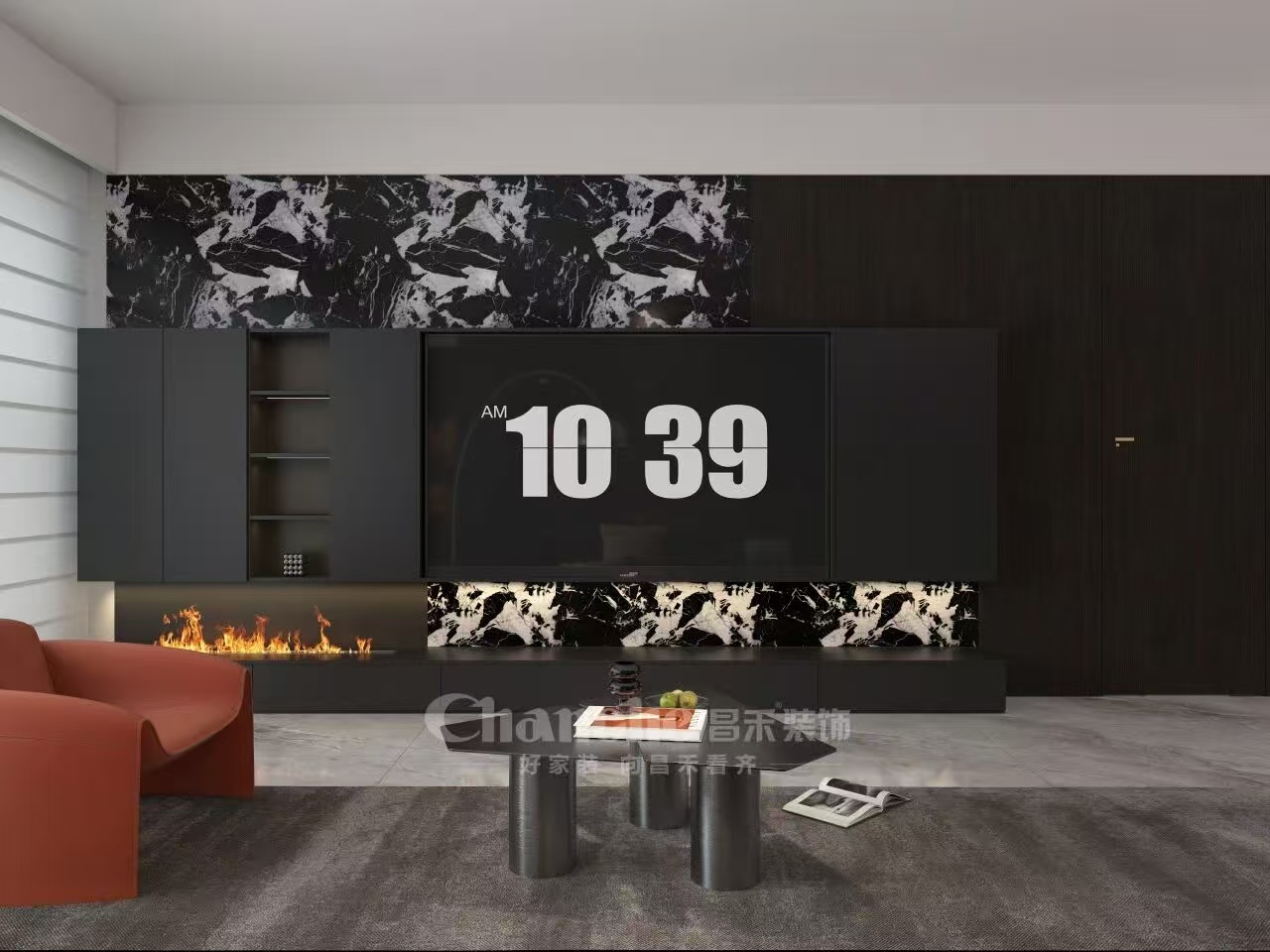 萬科錦曜129㎡ | 當初全家都反對的黑色系極簡風，幸好我堅持到底！