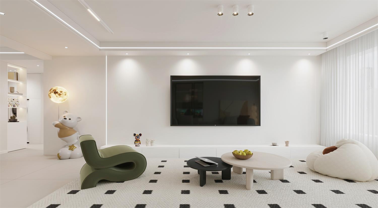 閱海萬(wàn)家G2區(qū) | 144m2軟軟糯糯奶油風(fēng)，一眼就淪陷的治愈感！