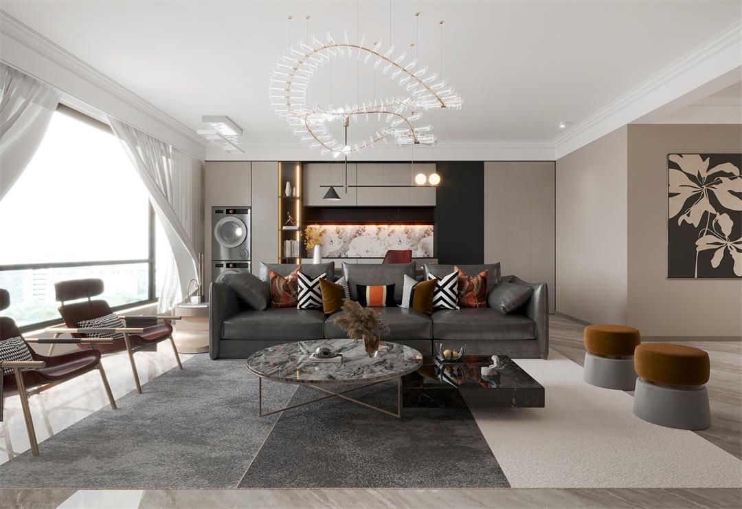 民生北府133㎡ | 沒跟風(fēng)！自己做主裝了現(xiàn)代風(fēng)的家，實(shí)用又耐看！