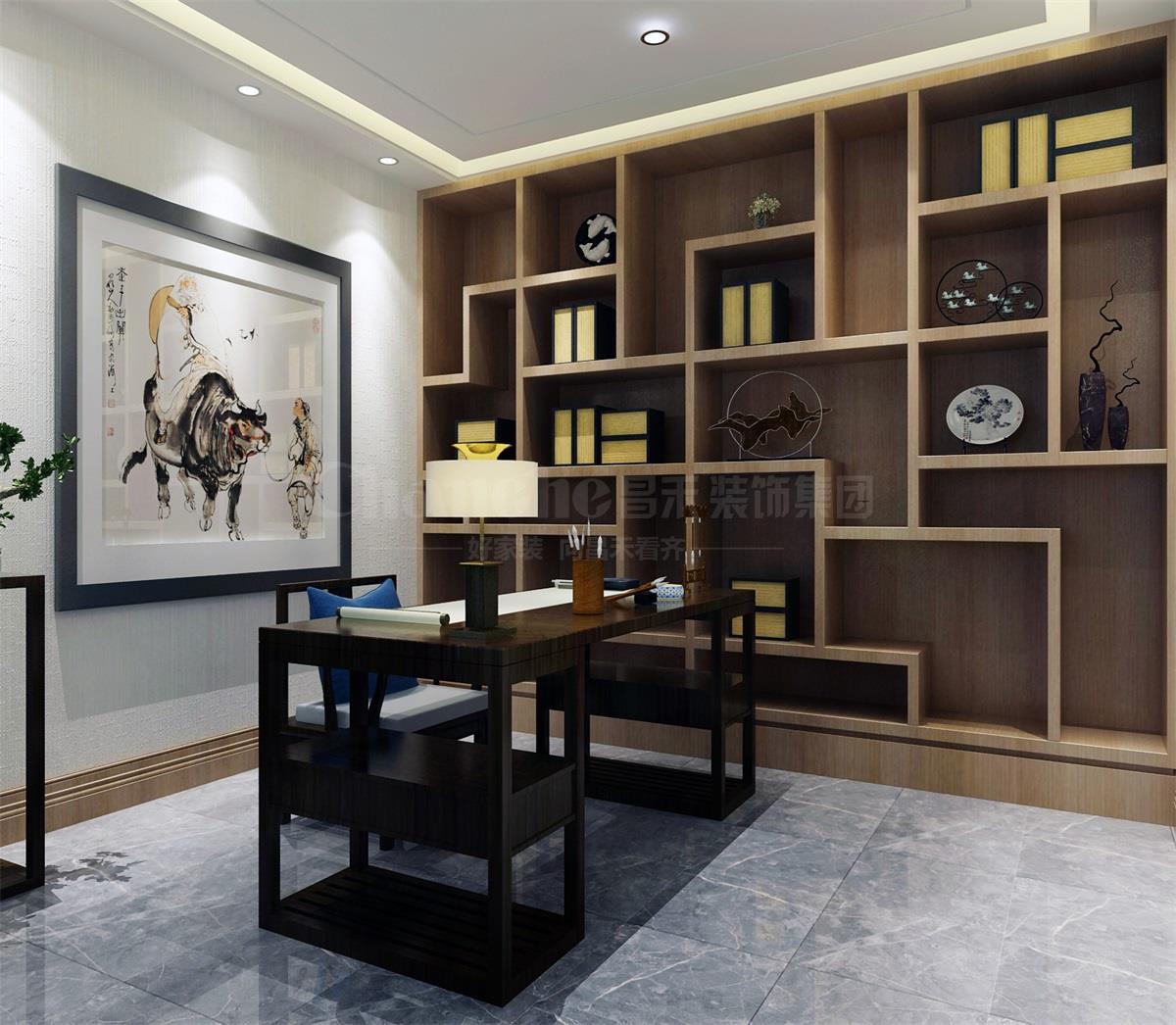 書(shū)房和接待茶室散發(fā)著淡淡的茶香，只需心境空靈，少幾分濃墨重彩，多幾分雅致清寧，并在此感悟生命的智慧。